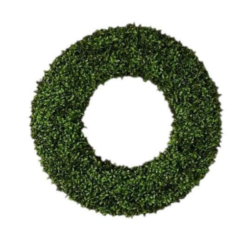 Wicker Park 24" Faux Floral Wreath Green